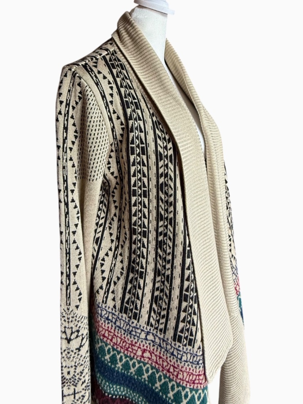 Staring At Stars Aztec Open Front Cardigan Sz M